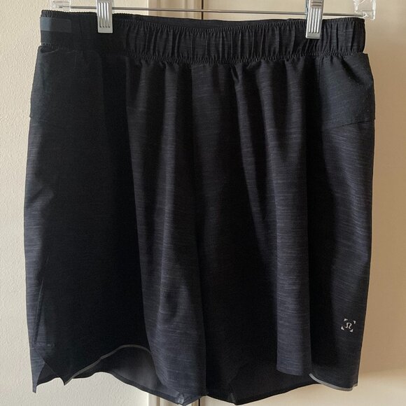 Lululemon Surge Short 6" Lined Deep Coal Black / Medium - Picture 5 of 9